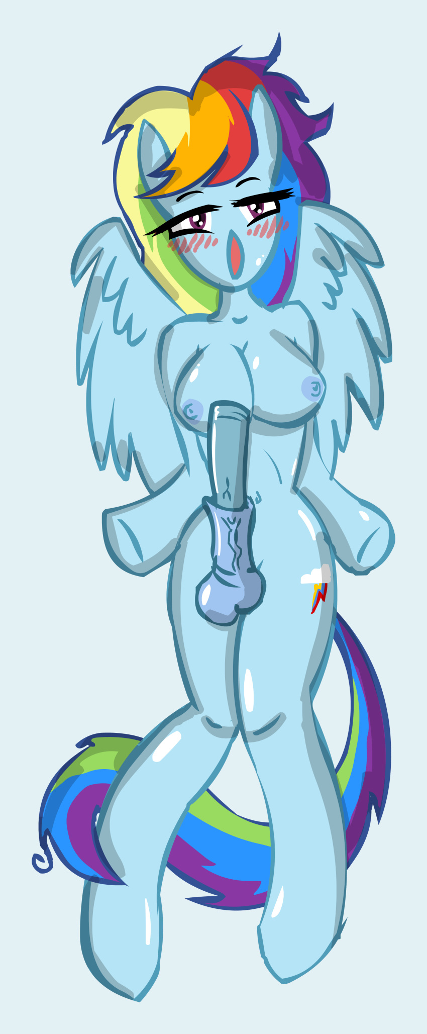 cybersp0nge friendship_is_magic furry futanari intersex my_little_pony nsfwcomix rainbow_dash_(mlp) smooth_skin