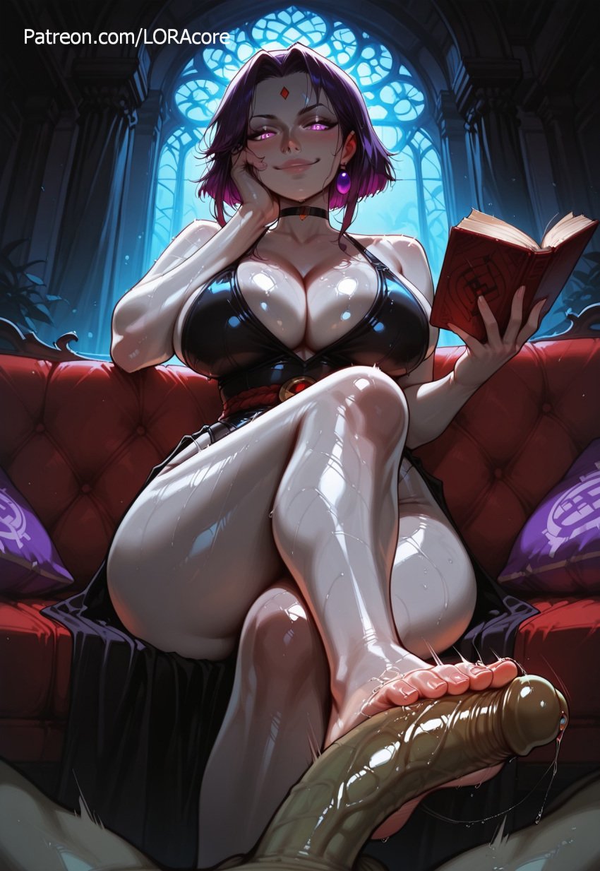 1boy 1boy1girl 1girls 4k absurd_res absurd_resolution absurdres ai_assisted ai_generated armpits ass beast_boy big_breasts black_leotard black_swimsuit breasts dc dc_comics dcamu dcau dceu emo feet feet_on_penis female foot_fetish footjob garfield_logan gigantic_breasts goth goth_girl green_penis green_skin hi_res high_quality high_resolution highres huge_ass huge_breasts imminent_sex implied_sex latex leotard loracore male massive_ass massive_breasts massive_butt massive_thighs massive_tits plump purple_eyes purple_hair rachel_roth raven_(dc) suggestive suggestive_gesture suggestive_look suggestive_pose suggestive_posing swimsuit teen_titans thick_thighs toes toes_on_penis wide_hips