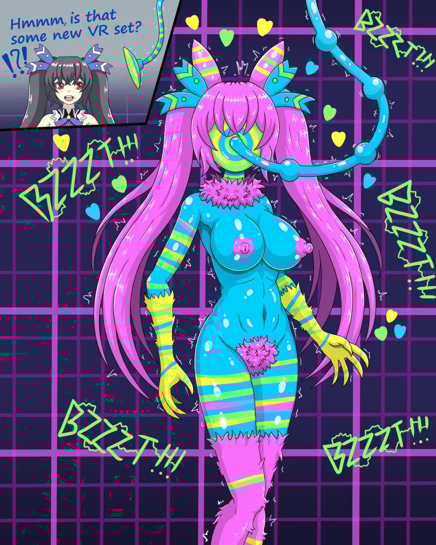 1girls anthro breasts deltarune drone droneification female female_pubic_hair fully_nude hypnosis identity_death mind_control naked naked_female nipples nude post_transformation pubic_hair skin_color_change species_transformation unshaved_pussy werewire werewire_tf