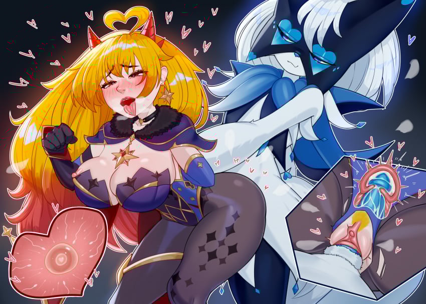 absurd_res anonymous_artist anthro big_breasts blush bodily_fluids breasts clothed clothed_sex clothing cosplay cum cum_in_pussy cum_in_uterus cum_inside demon duo erection fan_character female female_penetrated generation_9_pokemon genital_fluids genitals genshin_impact glace_(cris79x) hair hi_res horn human humanoid impregnation internal internal_vaginal interspecies knot knotting legwear looking_pleasured male male/female male_penetrating male_penetrating_female mammal meowscarada mihoyo mona_megistus nintendo nipples open_mouth ovum penetration penile penile_penetration penile_spines penis penis_in_pussy pokemon pokemon_(species) pokephilia pussy sex simple_background smile sperm_cell stockings thigh_highs tongue tongue_out topwear uterus vaginal_penetration vaginal_penetration