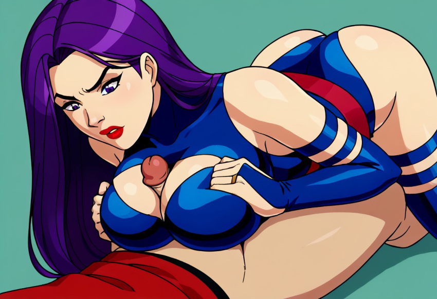 ai_generated betsy_braddock boobjob marvel marvel_comics paizuri pale-skinned_male psylocke requested titjob titjob will_of_ai x-men