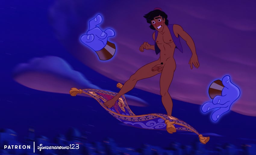 aladdin aladdin_(1992_disney_film) djunderground123 enmtoonz gay naked nsfw yaoi