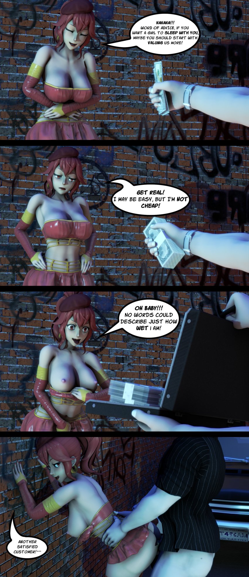 3d alley ambiguous_penetration angry anna_(fire_emblem) ass big_ass big_breasts breasts comic female fire_emblem fire_emblem_awakening graffiti gunchapred human human_only laugh light-skinned_female light-skinned_male light_skin makeup male male/female money nintendo prostitution reds_light_district skirt skirt_lift source_filmmaker tagme unseen_male_face