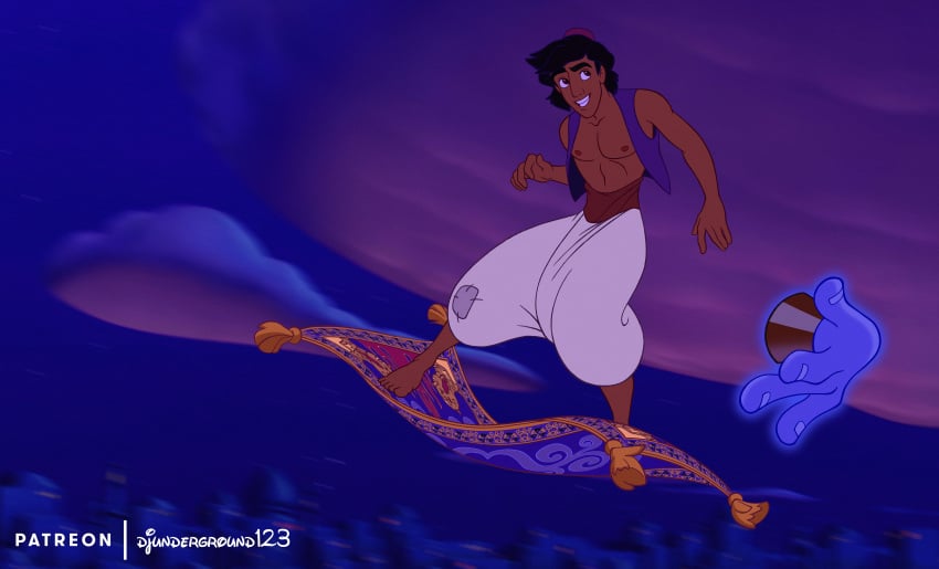 aladdin aladdin_(1992_disney_film) djunderground123 gay naked nsfw yaoi