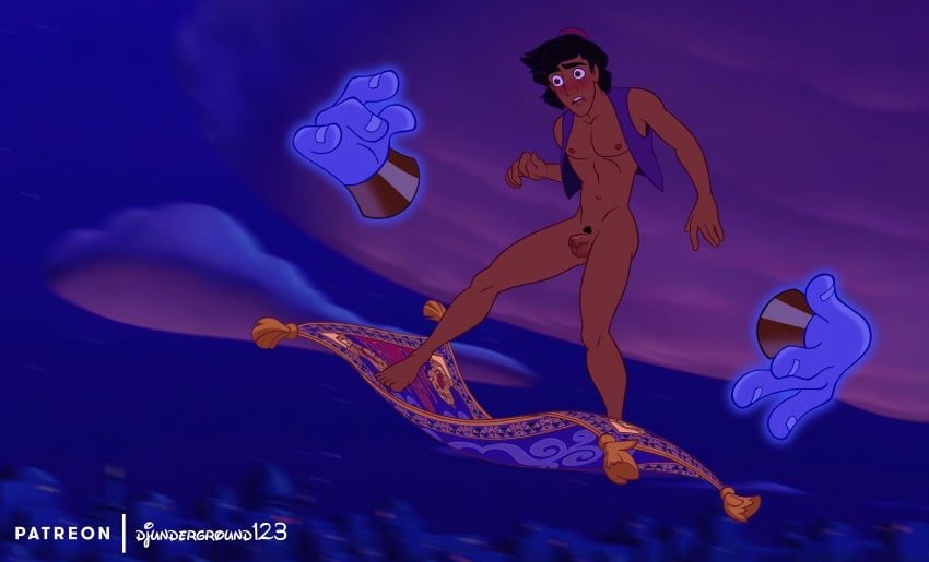 aladdin aladdin_(1992_disney_film) djunderground123 enmtoonz gay naked nsfw yaoi