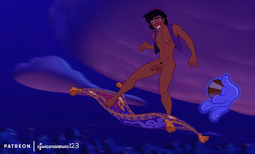 aladdin aladdin_(1992_disney_film) djunderground123 gay naked nsfw yaoi