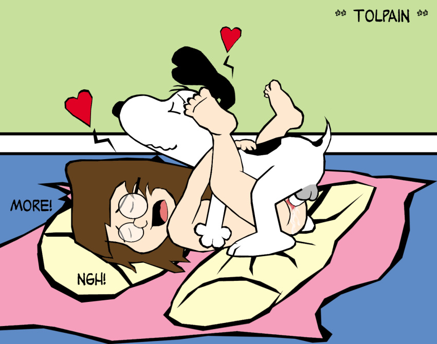 dog marcie peanuts sex snoopy tagme tolpain zoophilia