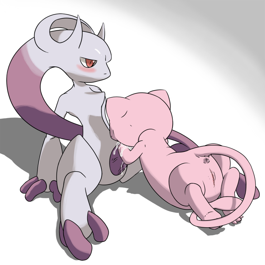 mega_mewtwo_y mew mewtwo pokemon pokemon_(species) straight_hair tagme ziyen