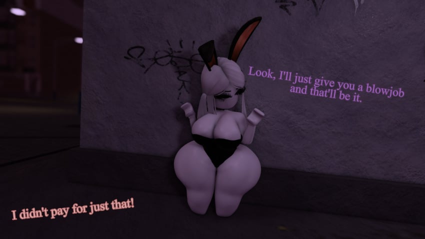 1boy 1girls 3d antochan breasts comic comic_page dialogue english_text female male offscreen_character roblox robloxian tagme text thighs