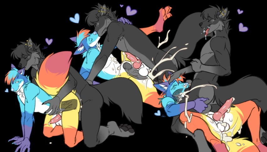 2025 absurd_res all_fours anal anal_sex animal_genitalia animal_penis anthro anthro_on_anthro anthro_penetrated anthro_penetrating anthro_penetrating_anthro arm_support armpit_hair ass athletic athletic_anthro athletic_male balls big_dom_small_sub big_penis black_background black_body black_claws black_fur black_glans black_hair black_nose black_pawpads black_penis black_tail blue_body blue_claws blue_eyes blue_fur blue_hair bodily_fluids body_hair bulge canid canine canine_genitalia canine_penis canis claws closed_eyes cum cum_from_ass cum_from_nose cum_in_ass cum_in_nose cum_inside cum_on_body cum_on_butt cum_on_face cum_on_leg cum_on_penis cum_on_self cum_on_tail cum_while_penetrated digital_media_(artwork) doggy_style dominant dominant_anthro dominant_male dripping duo ear_piercing edugta_(character) ejaculation erection face_fucking facial_markings fangs fingers from_behind_position from_front_position frostburnwolf fur genital_fluids genitals glans gloves_(marking) grey_balls grey_body grey_fur hair half-closed_eyes hand_on_back hand_on_head hands-free happy happy_sex head_markings heart_symbol hi_res highlights_(coloring) humanoid_genitalia humanoid_penis industrial_piercing inner_ear_fluff internal irrumatio kissing knot knotted_penis kyabetsu leaking_precum leg_markings looking_pleasured lying male male/male male_penetrated male_penetrating male_penetrating_male mammal markings missionary_position multicolored_body multicolored_eyes multicolored_fur multicolored_hair multicolored_tail narrowed_eyes nude on_back on_front oral orange_body orange_claws orange_eyes orange_fur orange_highlights orange_pawpads orange_tail pawpads penetration penile penile_penetration penis penis_in_mouth piercing pink_penis precum precum_drip precum_on_floor purple_body purple_fur raised_tail red_tail romantic romantic_couple romantic_sex sex sheath simple_background size_difference smile socks_(marking) spread_legs spreading stomach_bulge submissive submissive_anthro submissive_male tail teeth tuft white_balls white_body white_fur white_inner_ear wolf x-ray_view yellow_body yellow_fur yellow_tail
