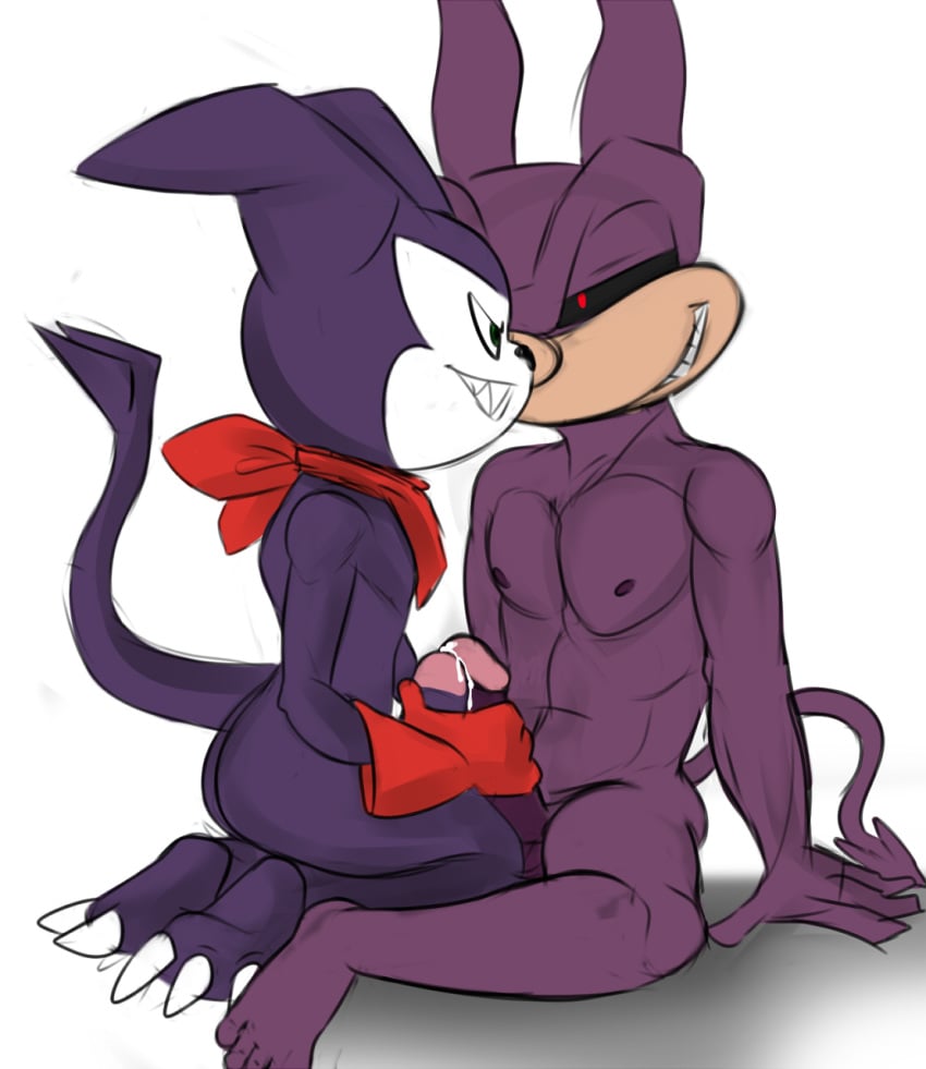 crossover digimon gay impmon jersey_devil jerseydevil male male_only yaoi