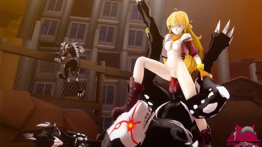 female human male nyahs_smut pale_skin rwby tagme vaginal yang_xiao_long zoophilia