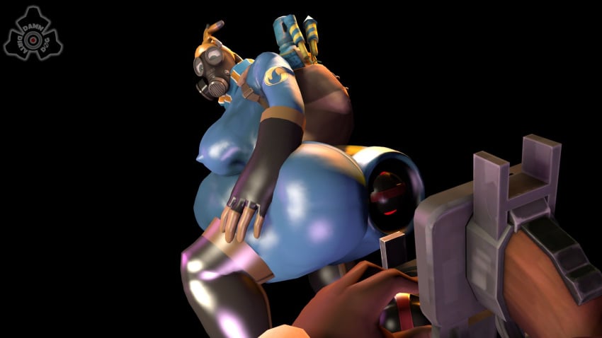 anal_insertion breasts damndirtydog demoman pyro stomach_bulge