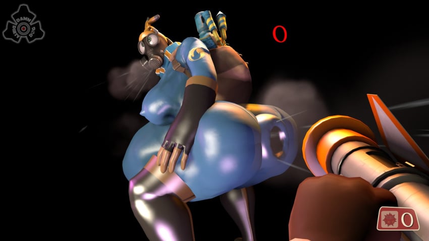 anal_insertion breasts damndirtydog demoman pyro stomach_bulge