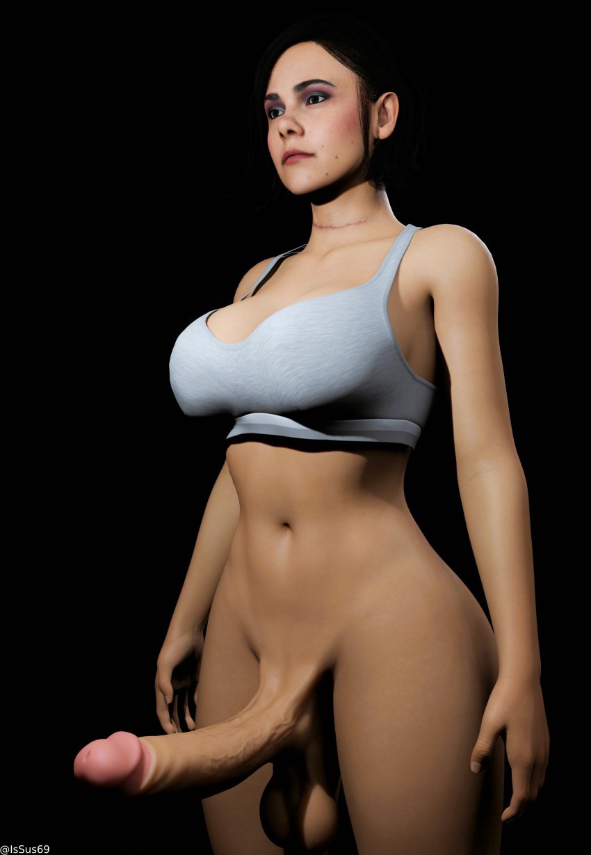 1futa 3d call_of_duty futa_only futanari helen_park_(cod) huge_breasts huge_cock potatus_(issus69)