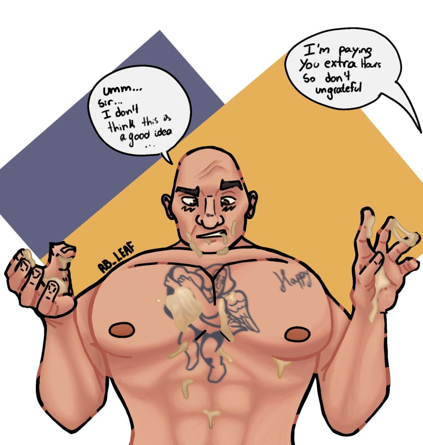 abs bald bald_man bara big_breasts big_pecs bodyguard boss_and_subordinate brutus_(fortnite) cum cumming_from_giving_oral epic_games fortnite fortnite:_battle_royale gay gay_sex kinky male male/male male_only masculine midas_(fortnite) muscle muscle_slut muscles rb_leaf slutboy strong strongman_waist sucking sucking_penis uke video_games yaoi