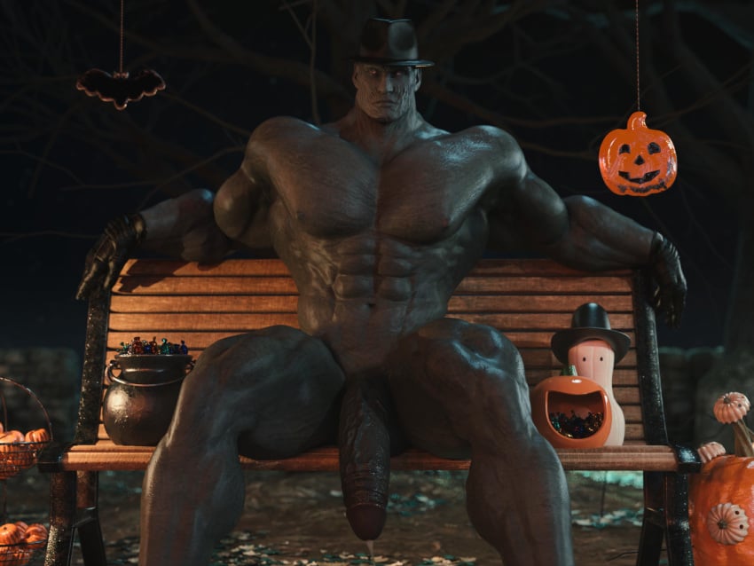 3d balls bara big_balls big_penis flaccid male male_only mr_x muscles muscular nsfwmaker nude penis resident_evil resident_evil_2 solo solo_male