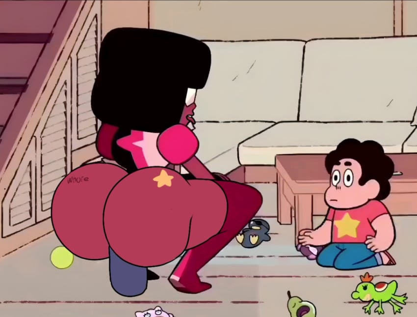 ass dildo editorl garnet_(steven_universe) huge_ass steven_universe