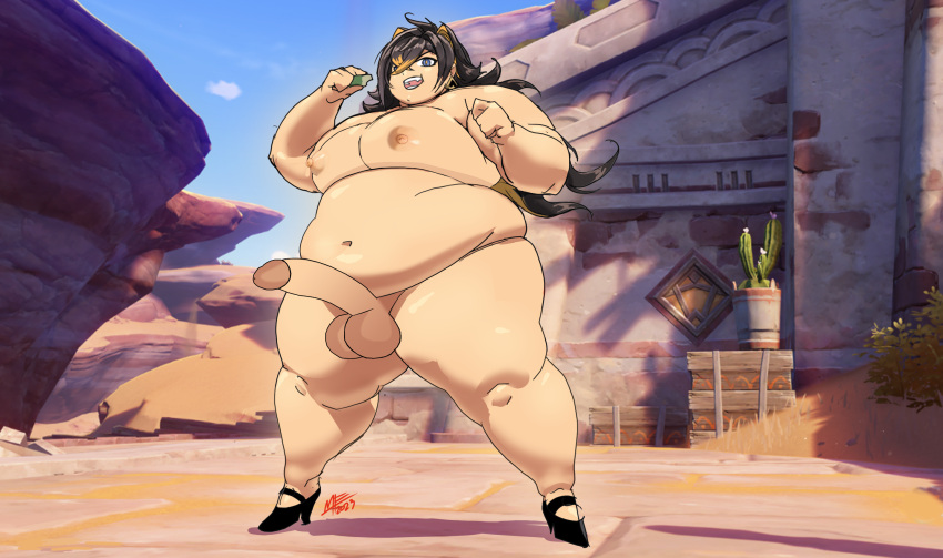 1futa areolae artist_request balls bbw belly belly_button big_belly big_penis black_hair blue_eyes breasts chubby dark_skin dehya_(genshin_impact) dessert erection exposed_fat_belly fat futa_only futanari genshin_impact hoyoverse human light-skinned_futanari light_skin long_hair maxfullbody mihoyo mihoyo_technology_(shanghai)_co._ltd. nipples nude nude_female nude_futanari obese obese_futanari outdoors outside overweight penis smooth_balls smooth_penis solo solo_focus source_request standing sumeru_girls thick_legs thick_thighs third-party_edit