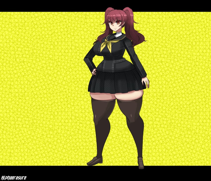 alphaerasure animated ass ass_bigger_than_body ass_bigger_than_head ass_expansion barely_contained barely_contained_breasts big_ass big_breasts blush breast_expansion breasts breasts_bigger_than_head breasts_bigger_than_torso brown_eyes brown_hair expansion expansion_sequence gif hourglass_expansion huge_ass huge_breasts huge_thighs hyper hyper_ass hyper_breasts hyper_thighs kujikawa_rise looking_at_viewer meat_wall_(body_type) panties panties_showing persona persona_4 thick_thighs thighs thighs_bigger_than_head thighs_bigger_than_torso tight_clothing