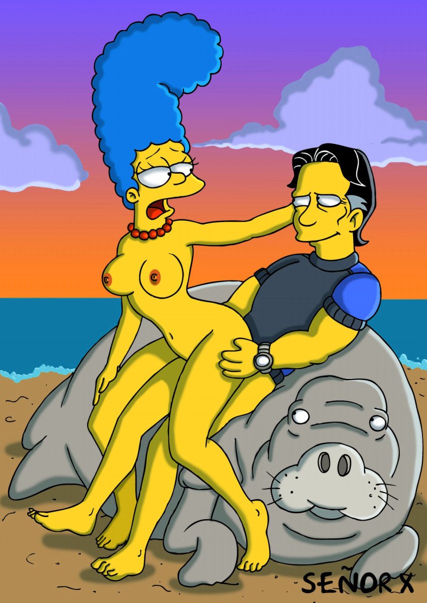 caleb_thorn color female human male marge_simpson senor_x straight tagme the_simpsons