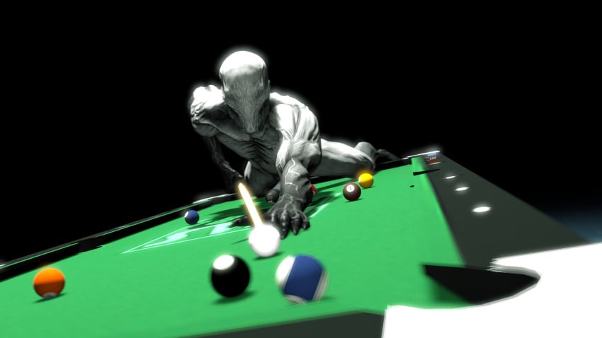 big_penis billiard_ball billiard_table cksks cue_ball cue_stick erection male male_only monster muscular muscular_male non-human outlast penis pool_table simple_background solo walrider