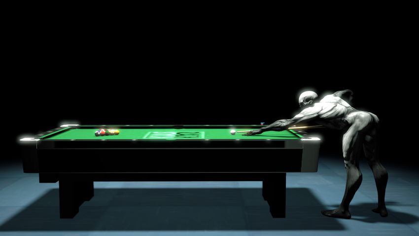 big_penis billiard_ball billiard_table cksks cue_ball cue_stick erection male male_only monster muscular muscular_male non-human outlast penis pool_table simple_background solo walrider