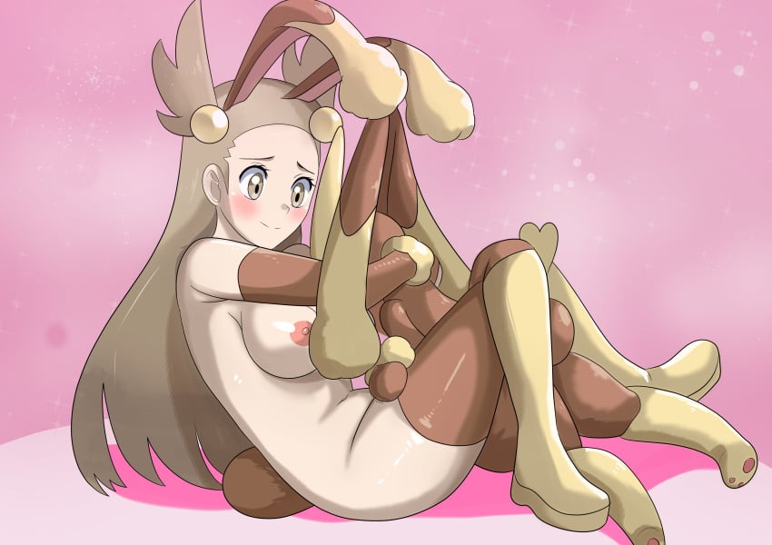 1boy 1girls 2024 absurd_res anthro anthro_penetrating anthro_penetrating_human armwear big_breasts blush breasts brown_body brown_fur bunny_costume bunny_ears clothing cosplay costume duo fake_ears fake_rabbit_ears female female_penetrated fur generation_4_pokemon gym_leader hi_res human human_on_anthro human_penetrated interspecies jasmine_(pokemon) leg_lock legwear lopunny lopunny_(cosplay) male male/female male_lopunny male_penetrating male_penetrating_female male_pokemon/female_human mammal nintendo nipples nivi penetration pokemon pokemon_(cosplay) pokemon_(species) pokemon_gsc pokephilia sex