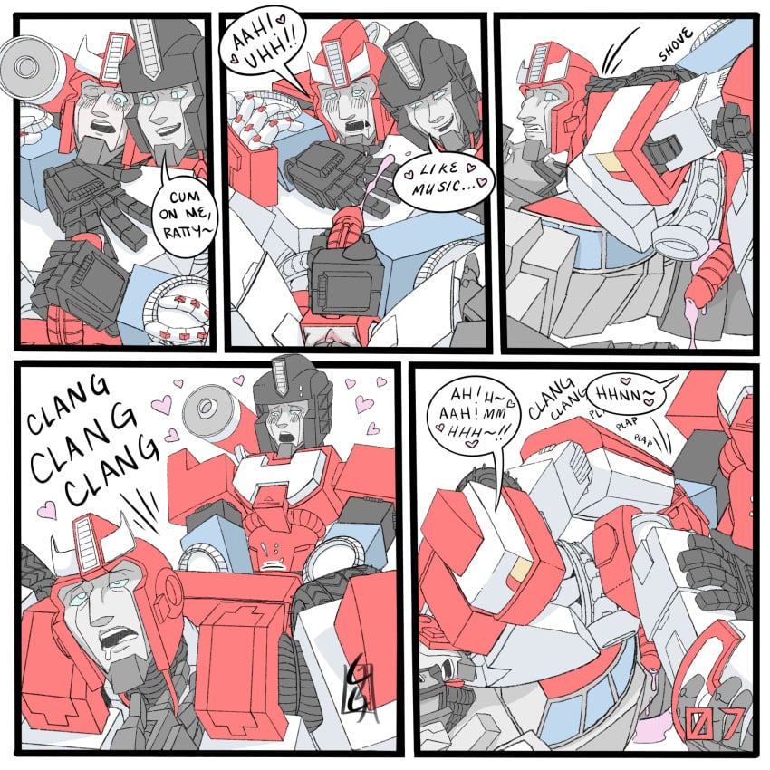 2boys alien alien_humanoid alien_male autobot begging_for_cum comic comic_page comic_panel cumming_on_face cuntboy cuntboy_sans_balls dialogue drool drooling face_down_ass_up facedown from_behind from_behind_position heat heat_cycle herm hermaphrodite in_heat intersex intimate intimate_cords male maleherm mecha moaning multi_genitalia multiple_boys nuefass orgasm orgasm_face orgy overdose penis perceptor plot pounding_pussy pushing pushing_down pussy ratchet_(transformers) robot robot_alien robot_humanoid robot_male science scientific_experiment sex_from_behind talking_to_partner threesome transformers transformers_g1 transformers_idw wheeljack yaoi