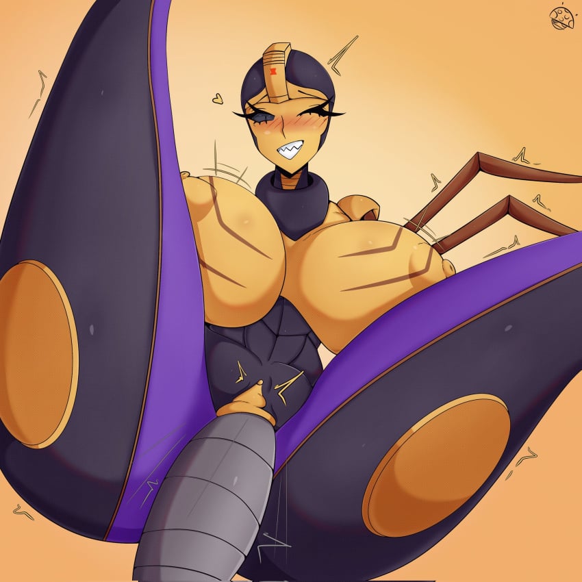 alien alien_boy alien_female alien_genitalia alien_girl alien_humanoid alien_male alien_only alien_pussy big_breasts black_eyes blackarachnia blush blush_lines cybertronian decepticon female female_decepticons female_focus female_penetrated femsub gold_body gold_nipples golden_body hasbro heart heart_eyes hourglass_figure legs_apart legs_spread legs_up male_penetrating male_penetrating_female maledom missionary missionary_position missionary_sex motion_lines nipples one_eye_closed penis predacon robot robot_boy robot_breasts robot_female robot_genitalia robot_girl robot_humanoid robot_male robot_penis robot_pussy shiny_breasts shiny_butt spider spider_girl spider_legs thick_ass thick_thighs tr_yithaz transformers transformers:_beast_wars vaginal_penetration vaginal_sex wink winking