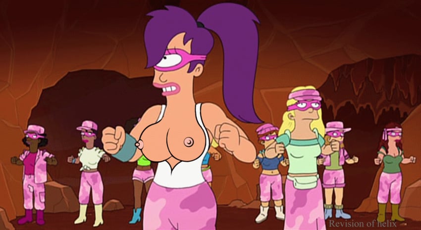 futurama helix purple_hair tagme turanga_leela