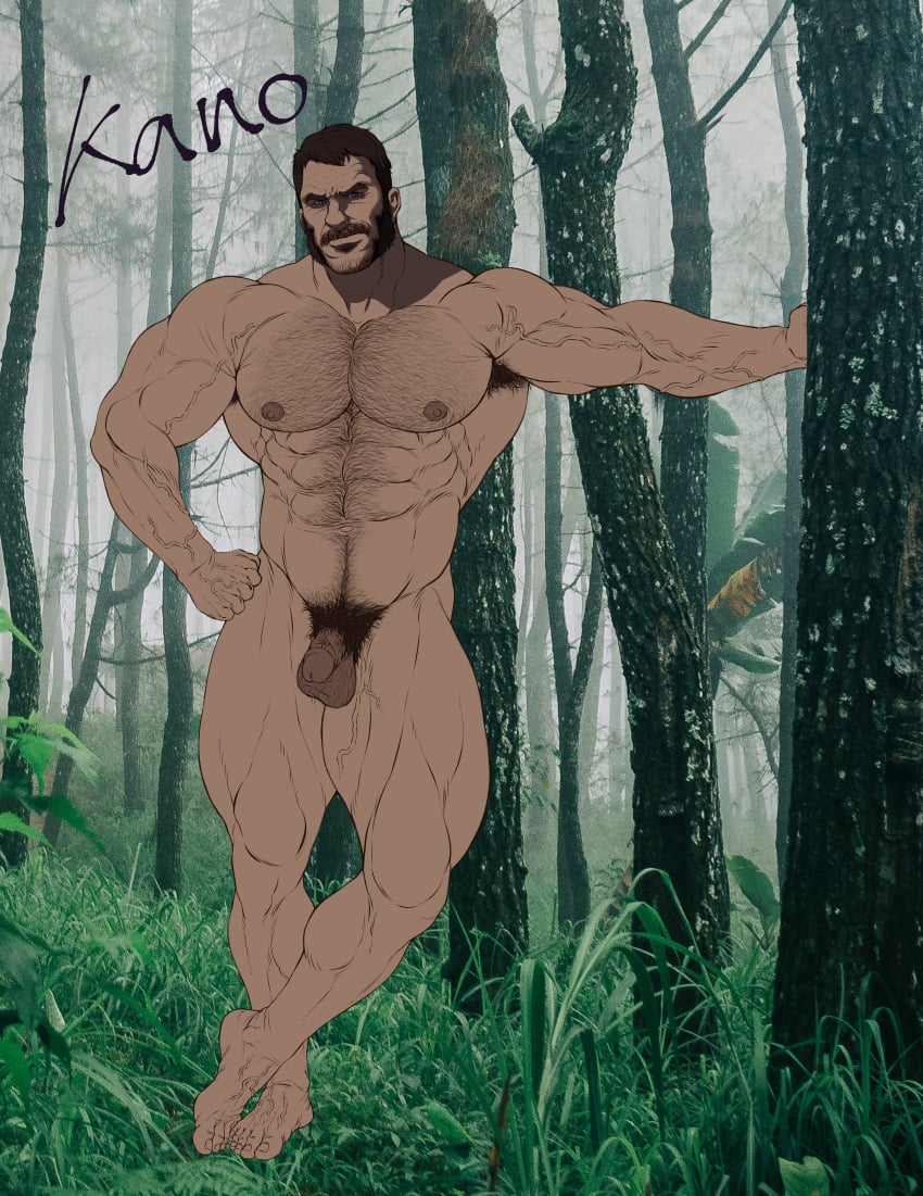 1boy abs armpit_hair australian balls ballsack bara beard_stubble beefy body_hair brown_hair chest_hair cybernetic_eye daddy facial_hair flaccid flaccid_penis hairy_chest hairy_male human kano_(mortal_kombat) male male_nipples male_only male_pubic_hair manly mature_male mortal_kombat mortal_kombat_11 muscles muscular_male mustache mutton_chops netherrealm_studios nude nude_male pecs penis pubic_hair ryans scrotum sideburns solo soul_patch testicles veiny_muscles veiny_penis