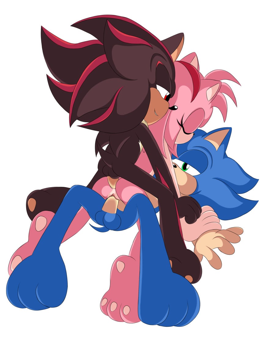 1girls 2boys amy_rose anal anthro anus balls double_penetration erection female j_nsfw male mmf_threesome naked nude penetration penis pussy shadow_the_hedgehog sonic_(series) sonic_the_hedgehog sonic_the_hedgehog_(series) threesome trio vaginal_penetration