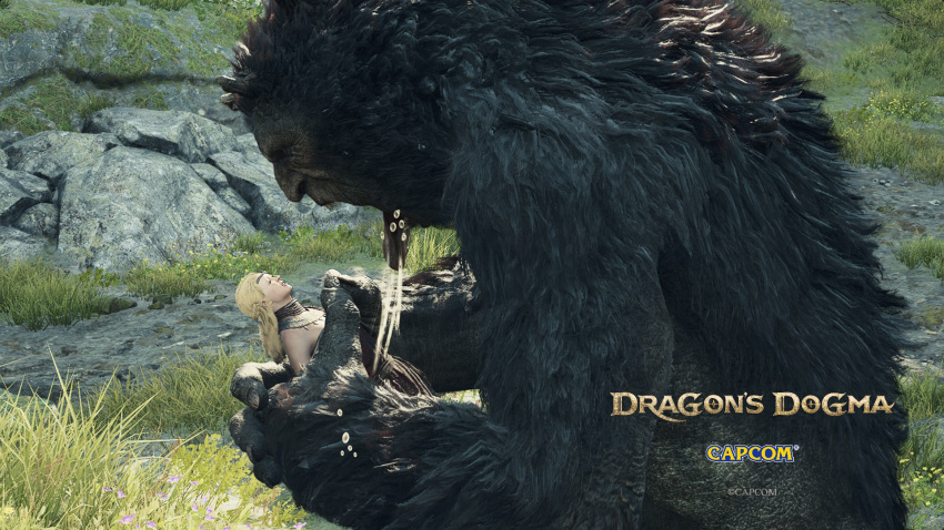 dragon's_dogma dragon's_dogma_2 helpless licking ogre saliva tongue_out