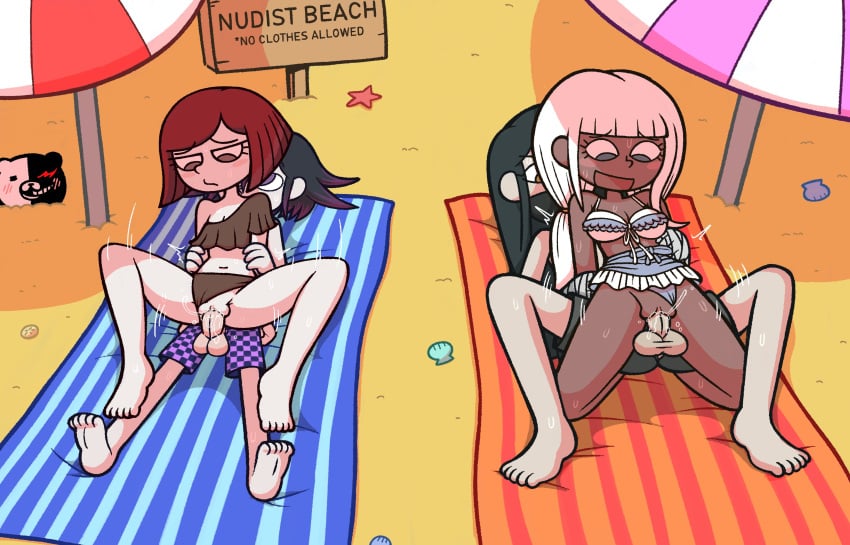 2boys 2girls alternate_version_available balls bikini black_hair black_hair_male blue_eyes blue_eyes_female chocolate_and_vanilla danganronpa danganronpa_v3 danganronpa_v3:_killing_harmony dark-skinned_female hetero_sex heterosexual krusha64612042 light-skinned_female long_hair long_hair_male male male/female multiple_boys multiple_girls new_danganronpa_v3 ouma_kokichi penis purple_eyes purple_eyes_male purple_hair purple_hair_male questionable_consent red_eyes red_eyes_female red_hair red_hair_female reverse_cowgirl_position sex shinguji_korekiyo short_hair straight straight_sex swim_trunks vagina vaginal_penetration vaginal_sex white_hair white_hair_female yellow_eyes yellow_eyes_male yonaga_angie yumeno_himiko