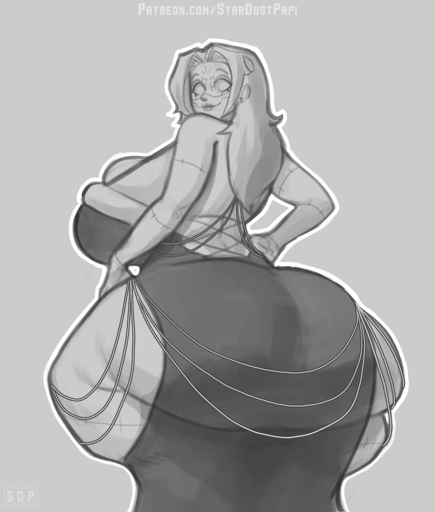 2024 ass big_ass big_butt character_request commission fat_ass fat_butt gigantic_ass gigantic_butt huge_ass huge_butt ignantastro large_ass large_butt long_hair massive_ass massive_butt modakawa_dress stardustpapi