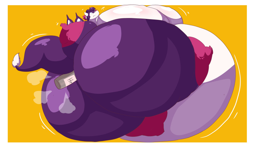 adansin ayax_(ayaxstudio) bbm big_ass bubble_butt furry huge_ass hyper_ass inflation overweight tagme thick_thighs wide_hips