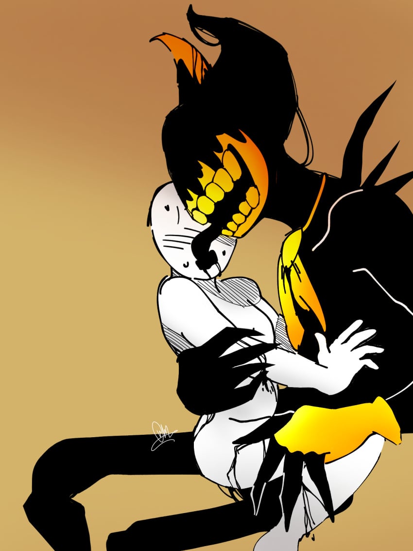 bendy bendy_and_the_dark_revival bendy_and_the_ink_machine ink_demon monster_fucker y/n