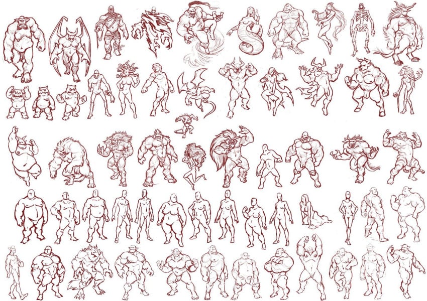 abs balls banshee breasts captaingerbear curvy cyclops daemon demon demon_girl djinn fat female flaccid gargoyle gnoll goblin goblin_male golem goo_girl gorgon hairy hog horns human imp incubus lamia lizardman male minotaur model_sheet monster monster_girl mound_of_venus multiple_boys multiple_girls mummy muscular muscular_male naga nude nude_female nude_male one_eye oni orc penis pose pubic_hair rakshasa saurian siren skeleton slime snakes succubus thick_thighs troll werewolf white_background wide_hips wings wrath yeti