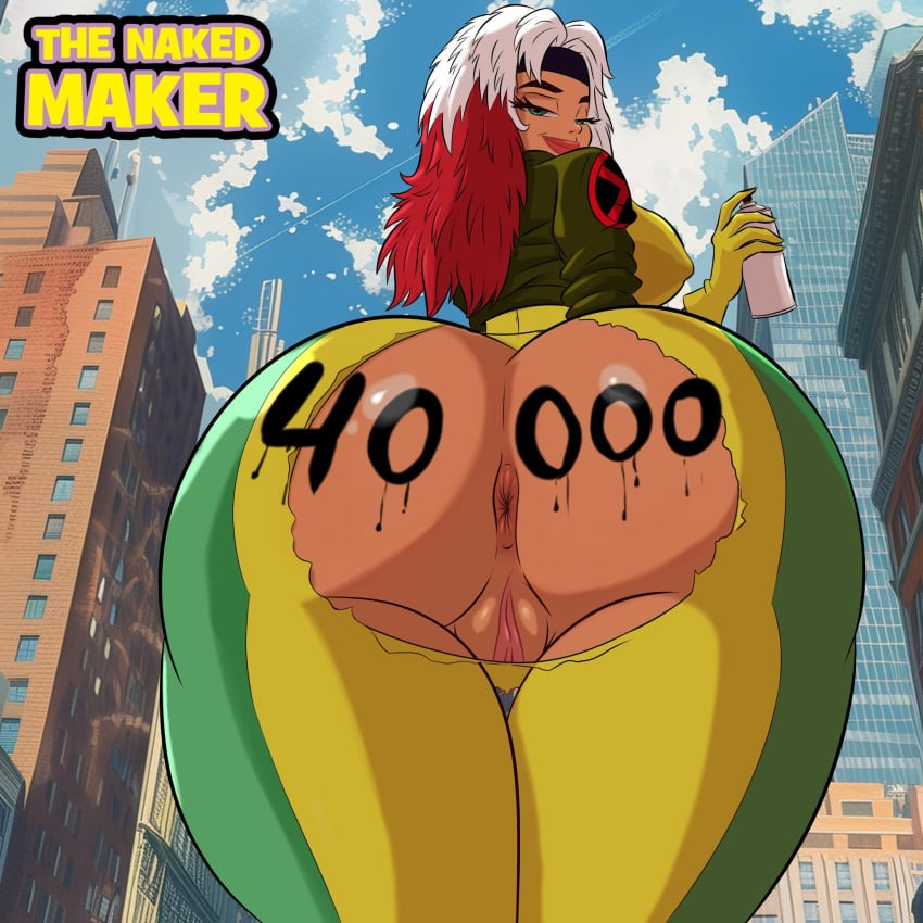 1girls anna_marie ass big_ass big_breasts big_butt body_writing breasts bust busty chest curvaceous curvy curvy_figure digital_media_(artwork) female female_focus graffiti hero heroine hips hourglass_figure huge_ass huge_breasts human large_ass large_breasts legs light-skinned_female light_skin lips marvel marvel_comics mature mature_female mutant ripped_clothing ripped_pants rogue_(x-men) slim_waist spray_can spray_paint superhero superheroine the_naked_maker thick thick_hips thick_legs thick_thighs thighs torn_open_bottoms voluptuous waist wide_hips writing writing_on_ass writing_on_body x-men