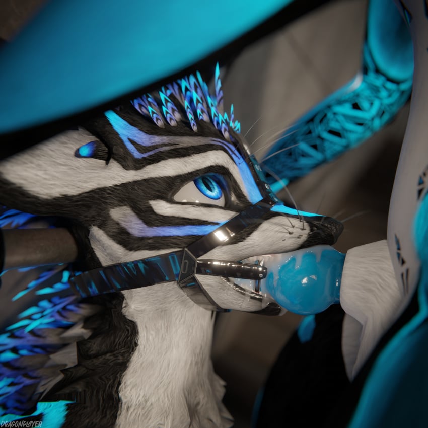 1:1 3d_(artwork) absurd_res against_surface against_wall animal_genitalia animal_penis anthro anthro_on_anthro anthro_penetrated anthro_penetrating anthro_penetrating_anthro arms_tied balls biped black_body black_fur blender_(software) blender_cycles blue_body blue_fur blue_penis bodily_fluids bondage bondage_gear bound canid canine canine_genitalia canine_penis claws close-up cum cum_drip cum_dripping_from_face cum_dripping_from_penis cum_in_mouth cum_inside cum_on_face cum_on_penis cumshot depth_of_field digital_media_(artwork) dominant dominant_male dragonplayer dragonplayer_(character) dripping duo ejaculation erection fellatio forced forced_fellatio fox fur furry gag genital_fluids genitals glistening grey_body grey_fur hair hands-free hi_res humiliation inside king_roi knot knot_in_mouth looking_up looking_up_at_partner male male/male male_penetrated male_penetrating male_penetrating_male mammal masturbation multicolored_body on_ground open_mouth oral oral_masturbation oral_penetration orgasm orgasm_face paws penetration penile penis penis_in_mouth public public_exposure public_humiliation public_nudity public_use pushing reflection restraints rexouium sex slim slim_anthro slim_male slim_sub smile standing submissive submissive_male subway sucking tail white_body white_fur