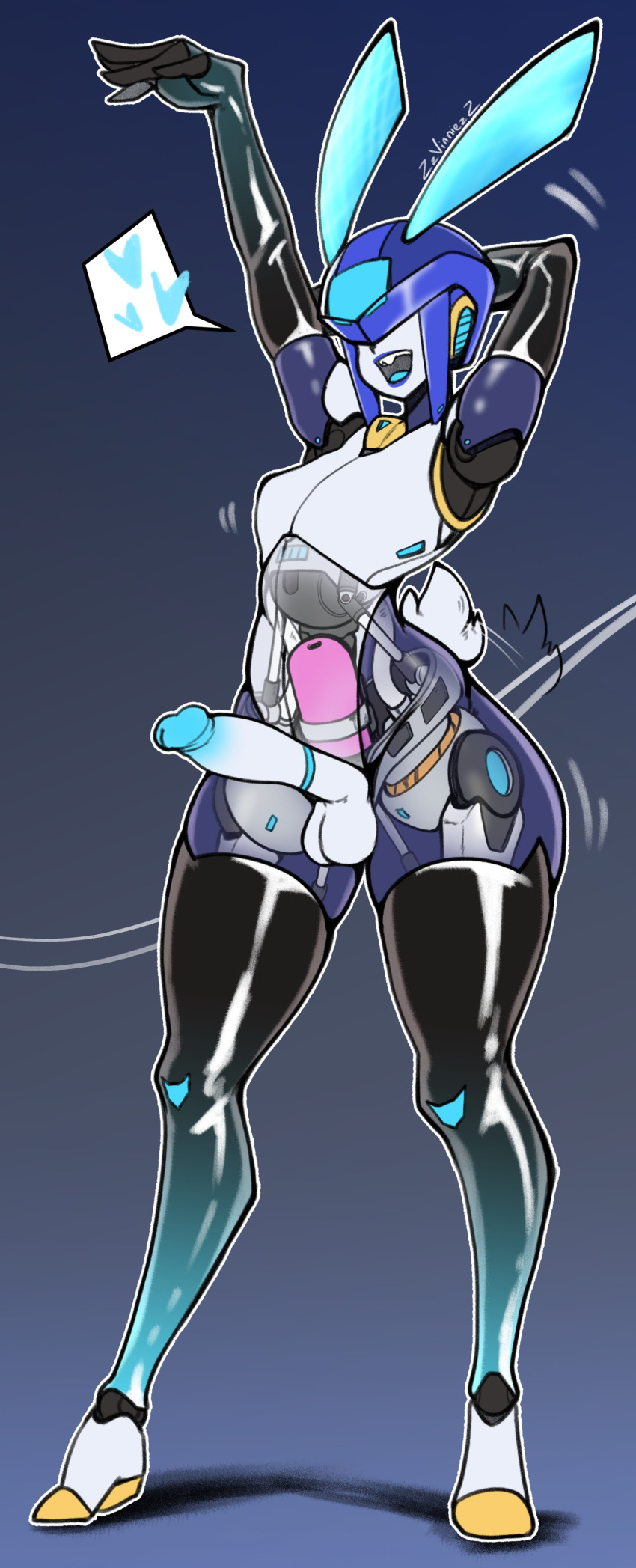 1boy armpits big_ass big_butt bunny_boy bunny_ears bunny_tail dialogue_box fat_ass femboy femboy_only fleshlight fleshlight_in_ass inside inside_view male male_only mouth_open one_arm_behind_head one_arm_up open original penis robot robot_femboy robot_humanoid sexbot small_breasts sole_male solo solo_male tagme testicles thick_thighs transparent zzvinniezz