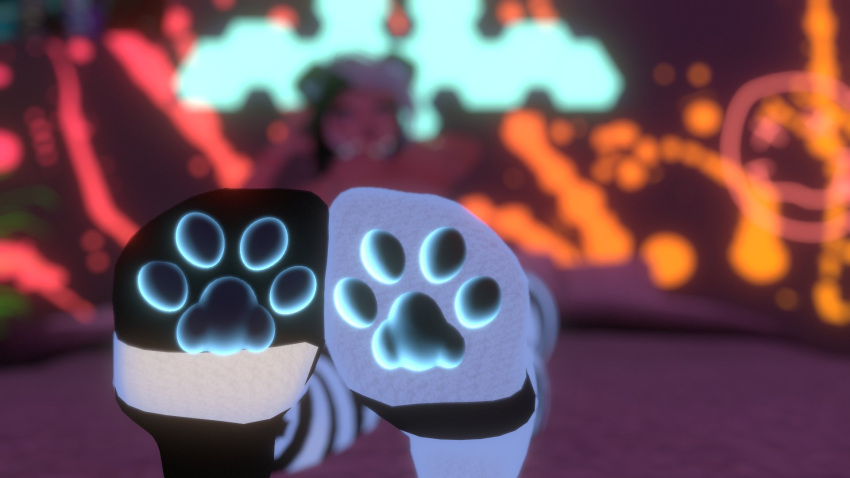 1girls 3d artist_request blurred_background depth_of_field feet feet_focus female female_only humanoid jpeg paws solo tagme toe_pads unity_(engine) vr_media vrchat