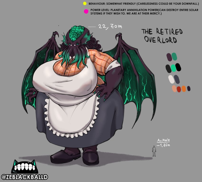 1girls big_breasts character_sheet cthulhu cthulhu_mythos curvy_female curvy_figure deity gilf goddess grandmother h.p._lovecraft huge_breasts larger_female literature monster monster_girl nightmare_waifu old_art older_female public_domain tagme taller_female the_retired_overlord_(zeblackballd) thick_thighs voluptuous_female ze_blackball.d zeblackballd_(artist)