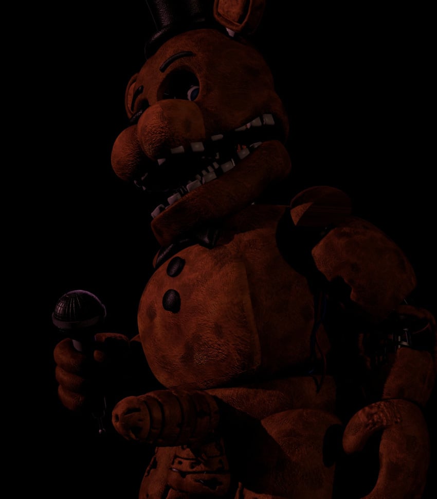 1boy 1male 2024 3d 3d_(artwork) animatronic anthro anthro_focus anthro_only anthro_solo digital_media_(artwork) ffp3d five_nights_at_freddy's five_nights_at_freddy's_2 holding holding_microphone holding_object looking_at_viewer machine male male_anthro male_focus male_only microphone robot scottgames solo solo_anthro solo_focus solo_in_panel solo_male solo_male withered_freddy