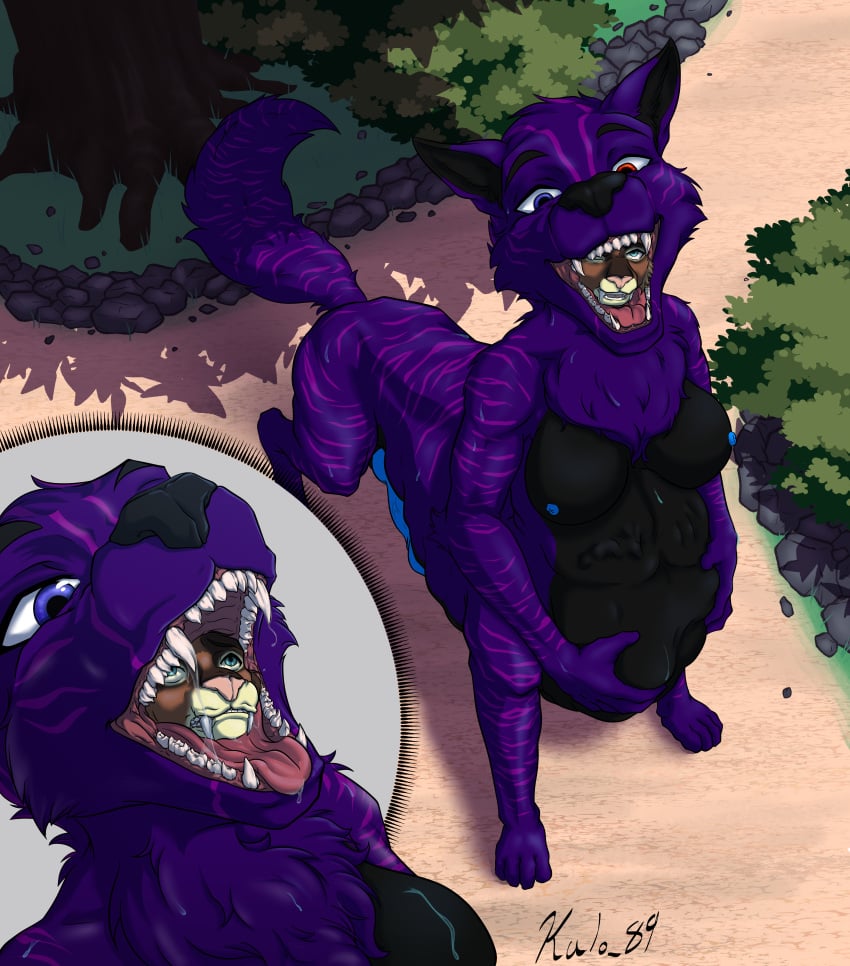 absurd_res anthro duo furry hi_res kalo_89 male male/male taur tauric_creature vore