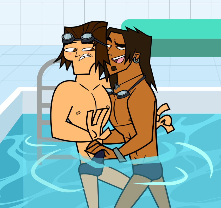 alejandro_burromuerto_(tdi) aletyler gay male/male male_only tagme total_drama_island tyler_(tdi) yaoi