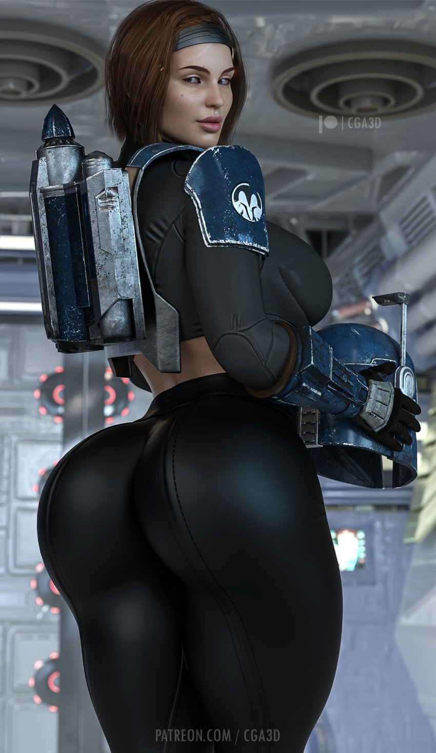 1girls 3d ass athletic_female big_ass big_breasts big_butt bo-katan_kryze breasts brown_eyes bubble_ass bubble_butt busty cameltoe cga3d clothed clothed_ass curvaceous curvy curvy_female curvy_figure daz3d daz_studio erotichris female female_only headband helmet helmet_removed holding_headgear holding_object hourglass_figure huge_ass huge_breasts human katee_sackhoff large_breasts leggings lightsaber looking_back mandalorian mandalorian_armor muscular nipple_bulge pants pawg rear_view red_hair seductive seductive_look sensual shield short_hair skin_tight solo standing star_wars the_mandalorian thick thick_ass thick_thighs tight_clothing wide_hips