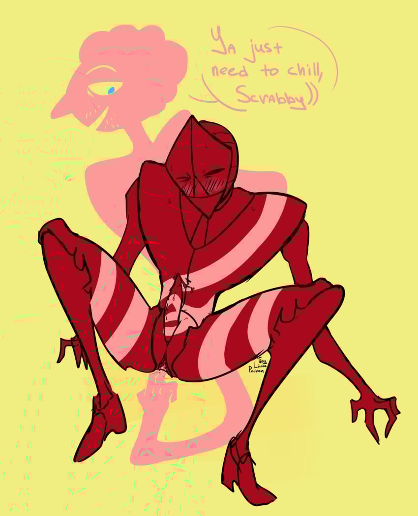 adventure_time adventure_time:_fionna_&_cake alien alien_genitalia alien_humanoid anal_fingering anal_masturbation anal_penetration entity male_only masturbation non-human only_male prismo_(adventure_time) scarab_(fionna_and_cake)