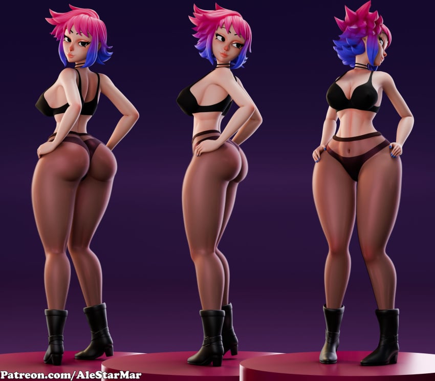 1girls 3d alestarmar big_breasts breasts bust busty chest curvaceous curvy curvy_figure female female_focus hips hourglass_figure huge_breasts human large_breasts legs light-skinned_female light_skin mature mature_female ramona_flowers scott_pilgrim scott_pilgrim_takes_off slim_waist thick thick_legs thick_thighs thighs voluptuous waist wide_hips